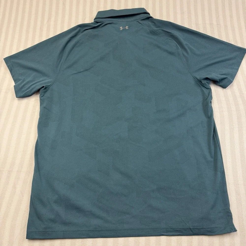 Men's‎ Under Armour Heat Gear Loose Fit Short Sleeve Polo Shirt XXL